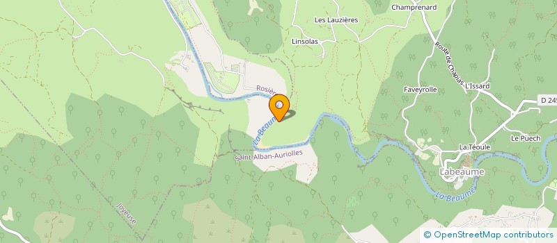 localisation de l'entreprise MADAME FRANCOISE BORIE  LABEAUME