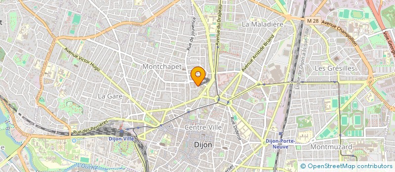 localisation de l'entreprise MADAME FRANCOISE BORNE à DIJON