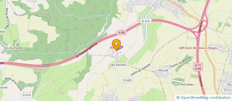 localisation de l'entreprise MADAME FRANCOISE BOROT  COMBRONDE