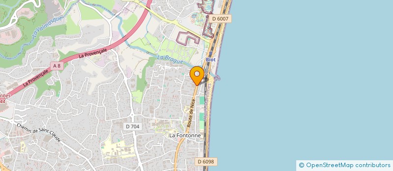 localisation de l'entreprise MADAME FRANCOISE BORRIGLION à ANTIBES