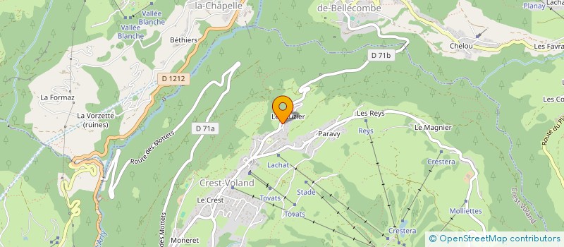 localisation de l'entreprise MADAME FRANCOISE BOSSARD à CREST-VOLAND