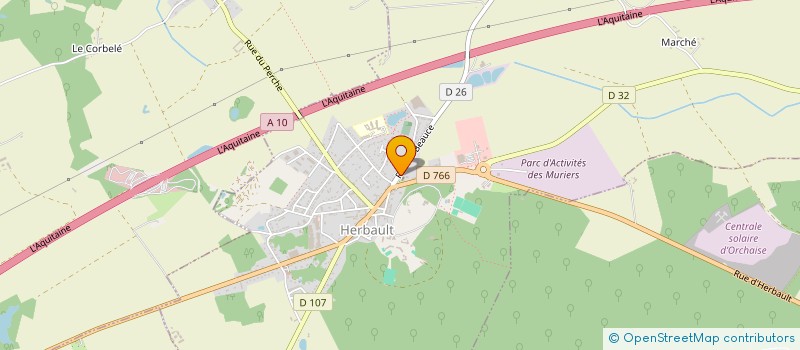 localisation de l'entreprise MADAME FRANCOISE BOSSIN  HERBAULT