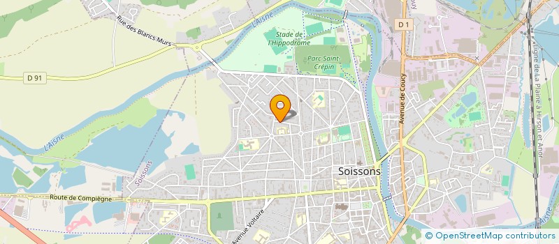 localisation de l'entreprise MADAME FRANCOISE BOST à SOISSONS