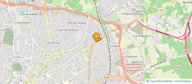 localisation de l'entreprise MADAME FRANCOISE BOTH  BEZIERS