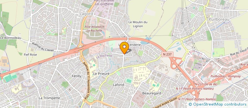 localisation de l'entreprise MADAME FRANCOISE BOUCHER  LA ROCHELLE