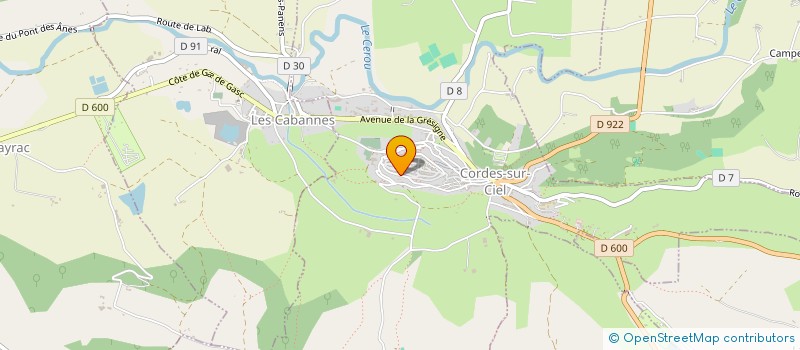 localisation de l'entreprise MADAME FRANCOISE BOUCHEZ à CORDES-SUR-CIEL