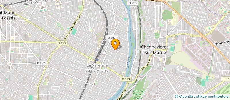 localisation de l'entreprise MADAME FRANCOISE BOUCHEZ à SAINT-MAUR-DES-FOSSES