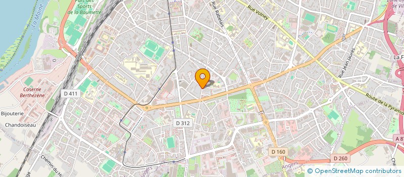 localisation de l'entreprise MADAME FRANCOISE BOUGET à ANGERS