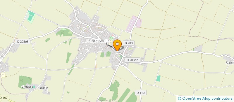 localisation de l'entreprise MADAME FRANCOISE BOUJU à SAINTE-SOULLE