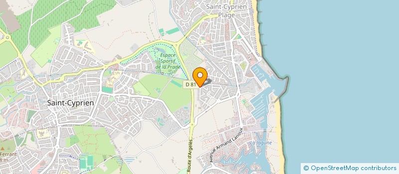 localisation de l'entreprise MADAME FRANCOISE BOULANGER  SAINT-CYPRIEN