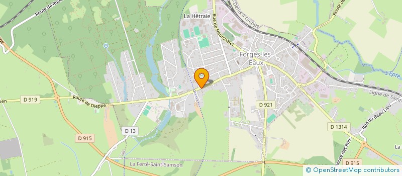 localisation de l'entreprise MADAME FRANCOISE BOULASSIER à FORGES-LES-EAUX