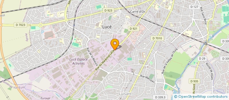 localisation de l'entreprise MADAME FRANCOISE BOULLIER à LUCE