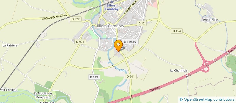 localisation de l'entreprise MADAME FRANCOISE BOURGEOT à ILLIERS-COMBRAY