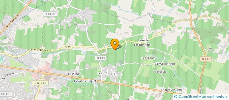 localisation de l'entreprise MADAME FRANCOISE BOURLON  CARS