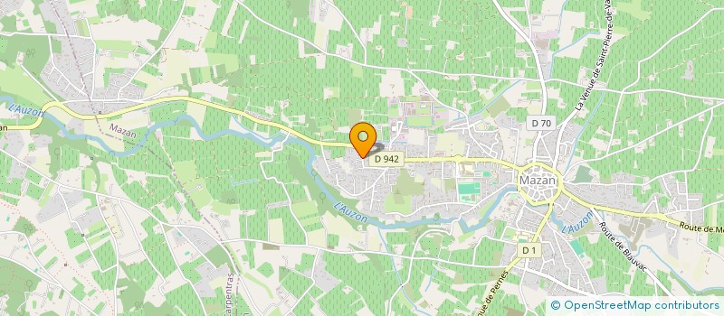 localisation de l'entreprise MADAME FRANCOISE BOUSQUET à MAZAN