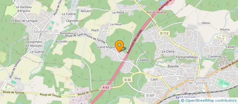 localisation de l'entreprise MADAME FRANCOISE BOUSSARD  SAUBION