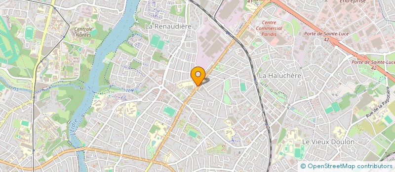 localisation de l'entreprise MADAME FRANCOISE BOUSSONNIERE à NANTES