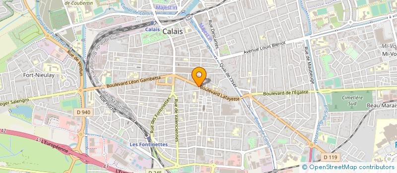 localisation de l'entreprise MADAME FRANCOISE BOUTROY à CALAIS