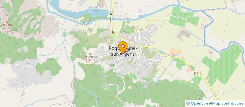 localisation de l'entreprise MADAME FRANCOISE BRASIER à ROQUEBRUNE-SUR-ARGENS