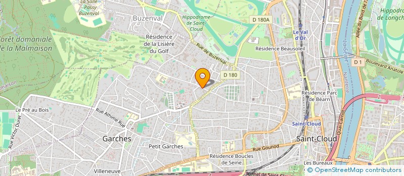 localisation de l'entreprise MADAME FRANCOISE BRAUN à GARCHES