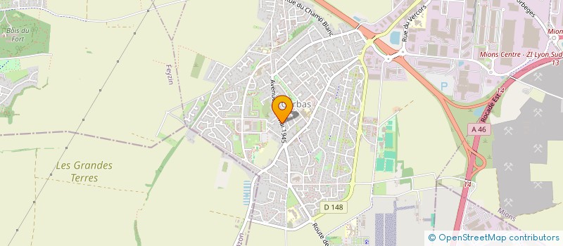 localisation de l'entreprise MADAME FRANCOISE BREVET à CORBAS