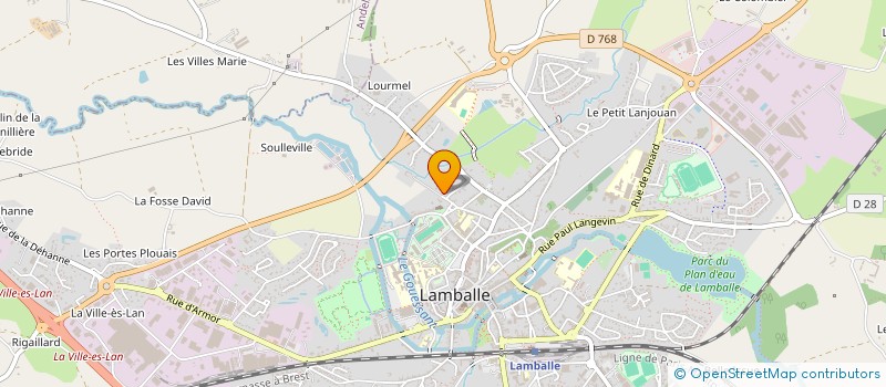 localisation de l'entreprise MADAME FRANCOISE BRIENS  LAMBALLE-ARMOR