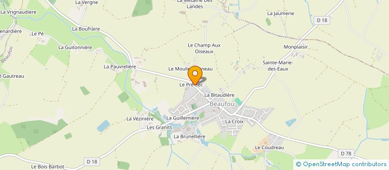 localisation de l'entreprise MADAME FRANCOISE BROCHARD à BEAUFOU