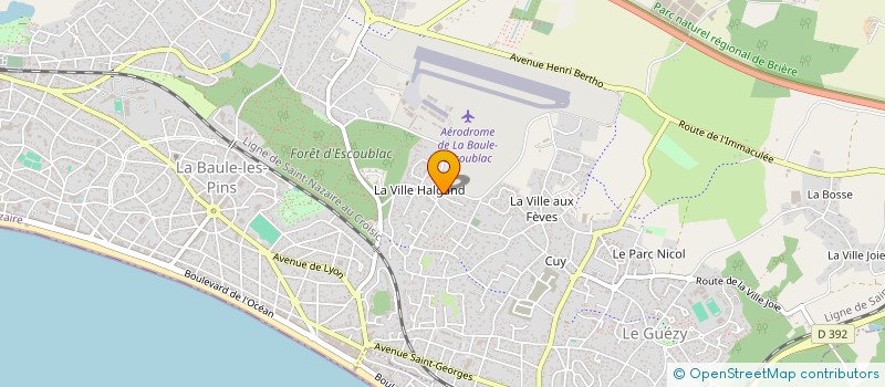 localisation de l'entreprise MADAME FRANCOISE BROCHARD à LA BAULE-ESCOUBLAC