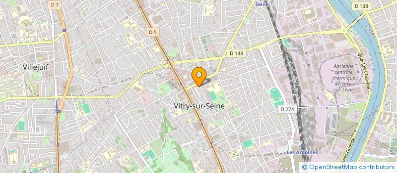 localisation de l'entreprise MADAME FRANCOISE BRONFEIN à VITRY-SUR-SEINE