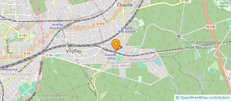 localisation de l'entreprise MADAME FRANCOISE BROSSERON  VIROFLAY