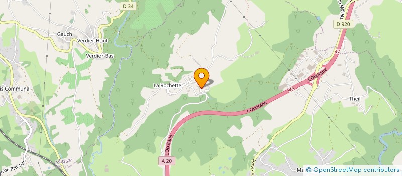 localisation de l'entreprise MADAME FRANCOISE BRUDIEUX  DONZENAC