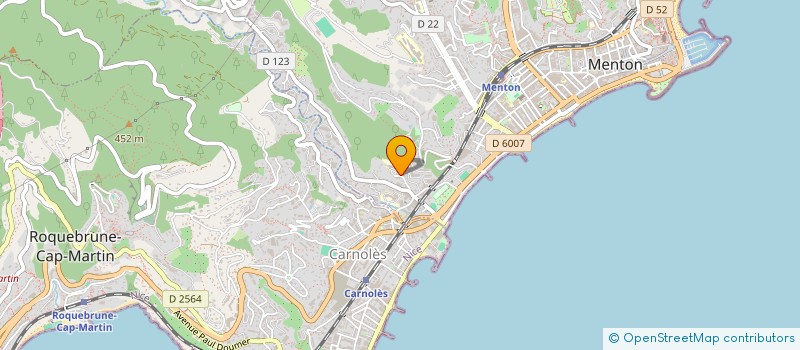localisation de l'entreprise MADAME FRANCOISE BRUGNOLI à MENTON