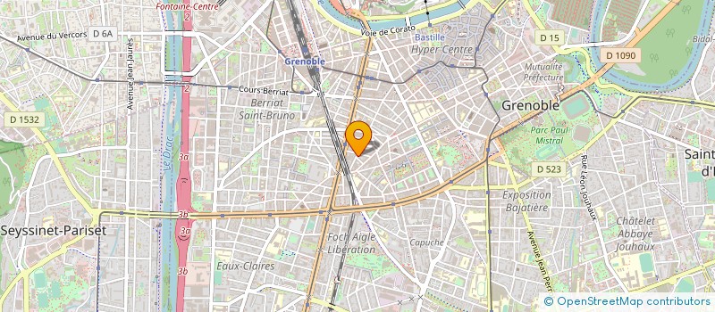 localisation de l'entreprise MADAME FRANCOISE BRUN à GRENOBLE