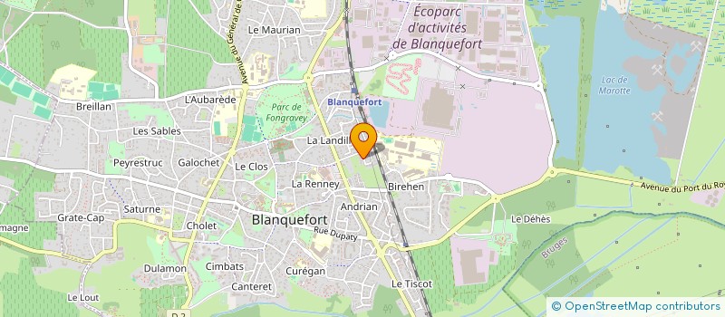 localisation de l'entreprise MADAME FRANCOISE BRUNET à BLANQUEFORT