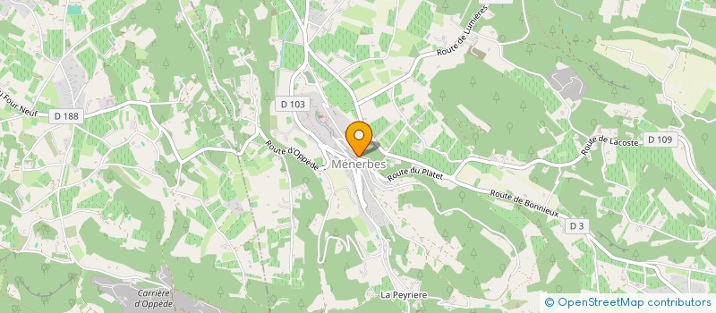 localisation de l'entreprise MADAME FRANCOISE BRUNETTO  MENERBES