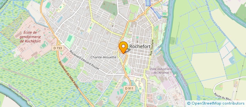 localisation de l'entreprise MADAME FRANCOISE BRUNO  ROCHEFORT