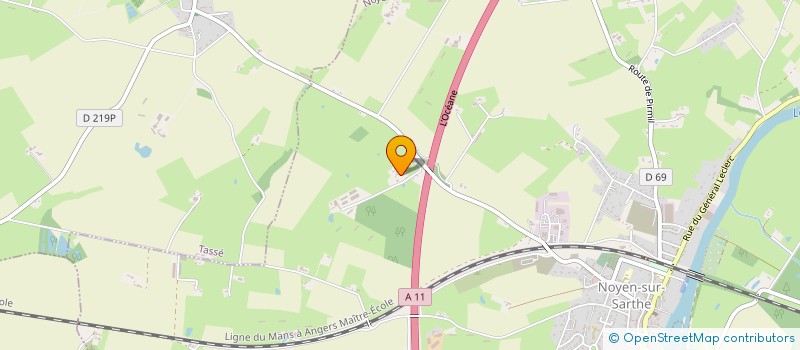 localisation de l'entreprise MADAME FRANCOISE BRUON à NOYEN SUR SARTHE