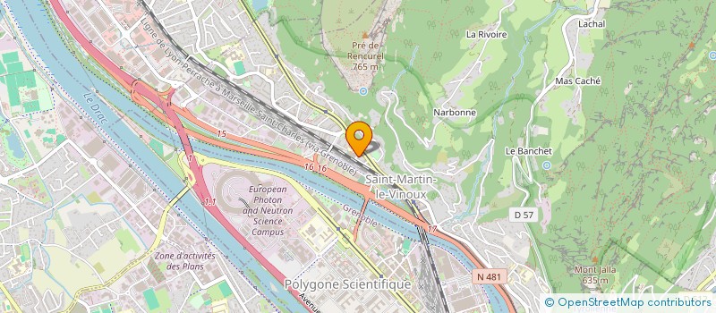 localisation de l'entreprise MADAME FRANCOISE BRUYERE  SAINT-MARTIN-LE-VINOUX