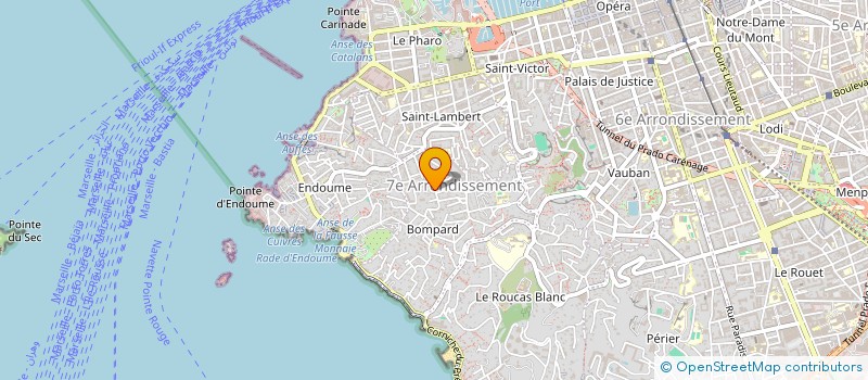 localisation de l'entreprise MADAME FRANCOISE BUADAS  MARSEILLE