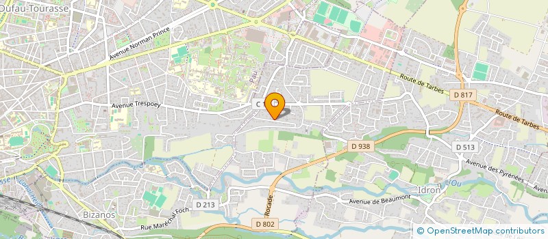 localisation de l'entreprise MADAME FRANCOISE BUCHIN  BIZANOS