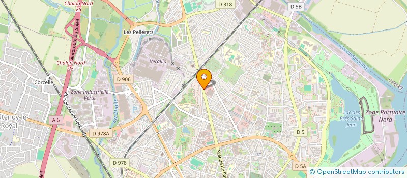 localisation de l'entreprise MADAME FRANCOISE BUFFOT à CHALON-SUR-SAONE
