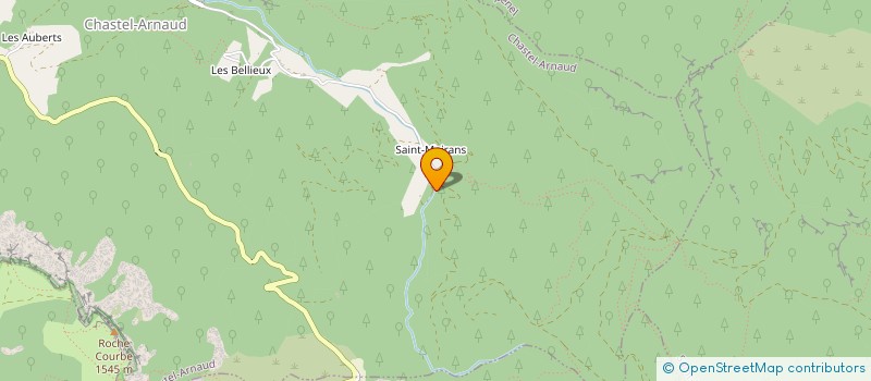 localisation de l'entreprise MADAME FRANCOISE BUISSON  CHASTEL-ARNAUD