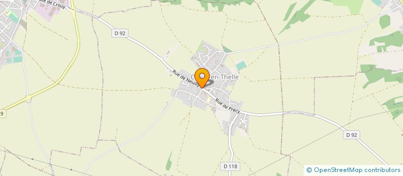 localisation de l'entreprise MADAME FRANCOISE BURGI  CROUY-EN-THELLE