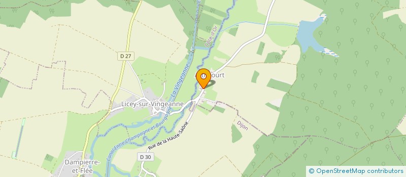 localisation de l'entreprise MADAME FRANCOISE CADIC  ATTRICOURT