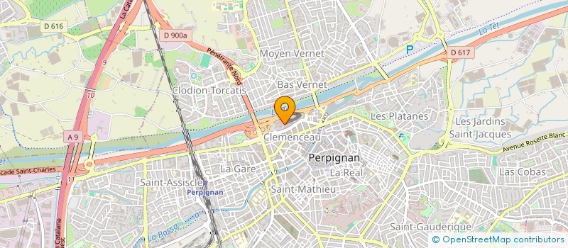 localisation de l'entreprise MADAME FRANCOISE CAILLAUD  PERPIGNAN