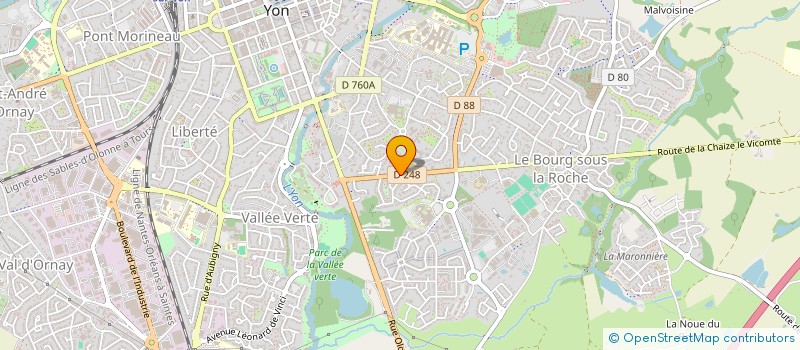 localisation de l'entreprise MADAME FRANCOISE CAILLAUD à LA ROCHE-SUR-YON