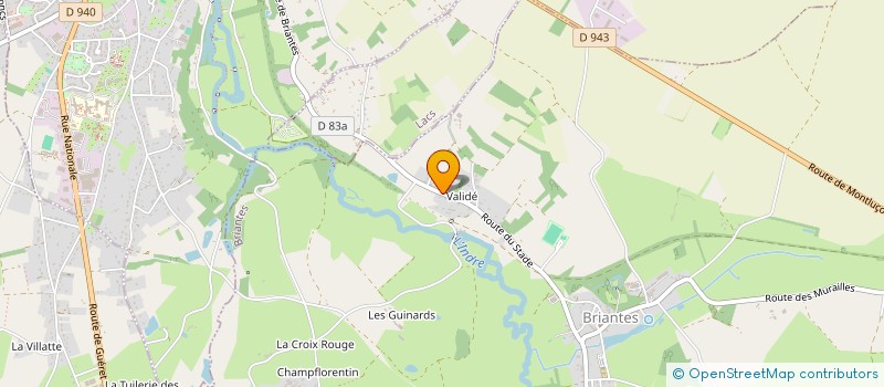 localisation de l'entreprise MADAME FRANCOISE CAILLAUD à BRIANTES