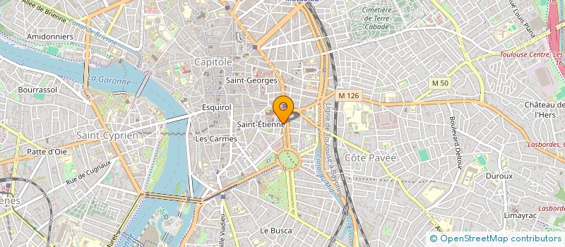 localisation de l'entreprise MADAME FRANCOISE CAILLOU  TOULOUSE