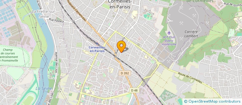 localisation de l'entreprise MADAME FRANCOISE CALMETTE  CORMEILLES-EN-PARISIS