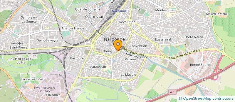 localisation de l'entreprise MADAME FRANCOISE CANGUILHEN à NARBONNE